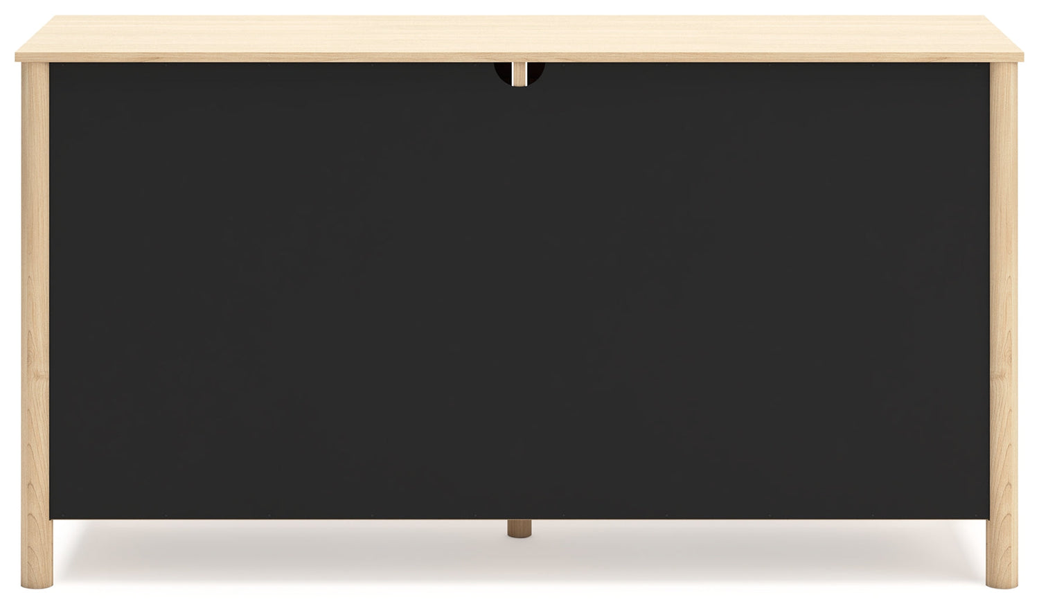 Cabinella Full Platform Bed with Dresser in Tan - PKG017219