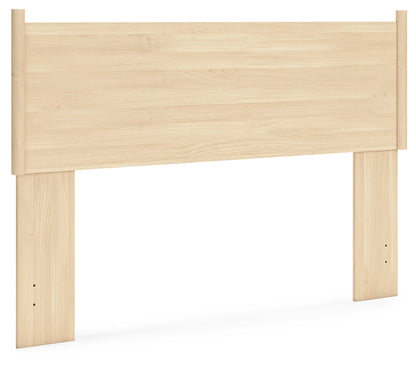 Cabinella Queen Panel Headboard with Dresser and Nightstand in Tan - PKG017286