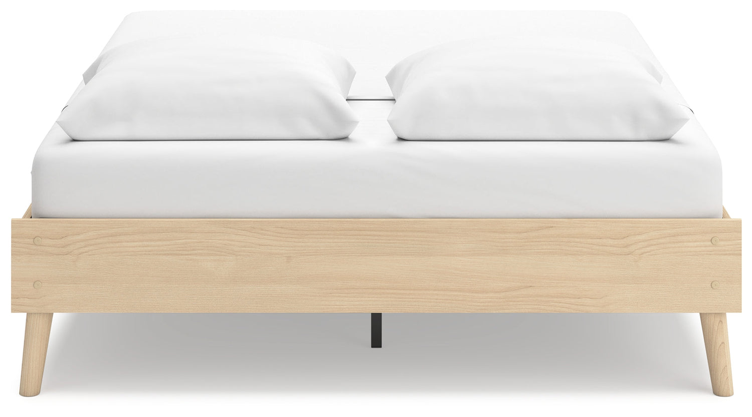 Cabinella Queen Platform Bed with Dresser in Tan - PKG017289