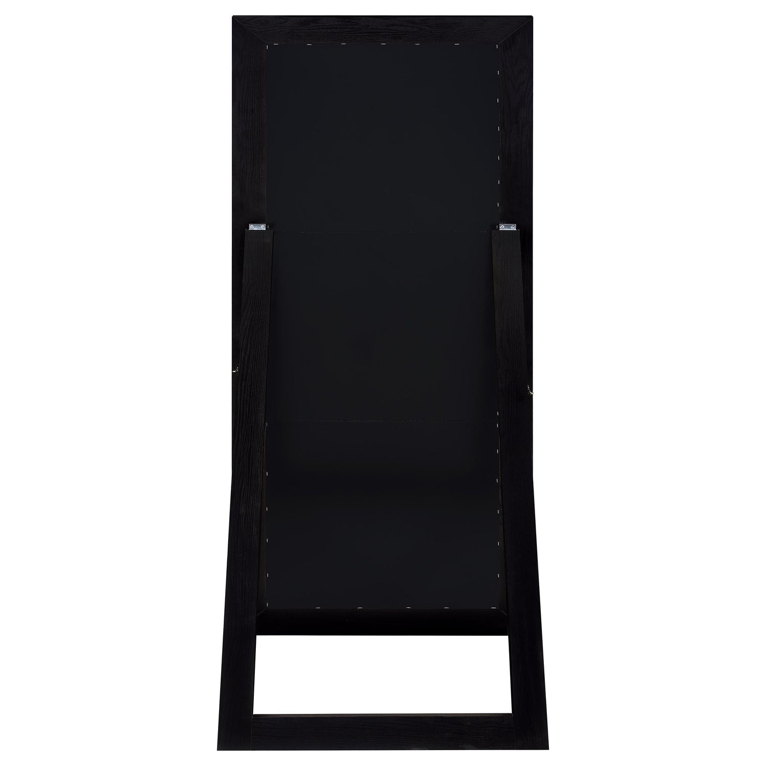 Cadence Tempered Glass Full Length Standing Mirror Black Oak - 961653