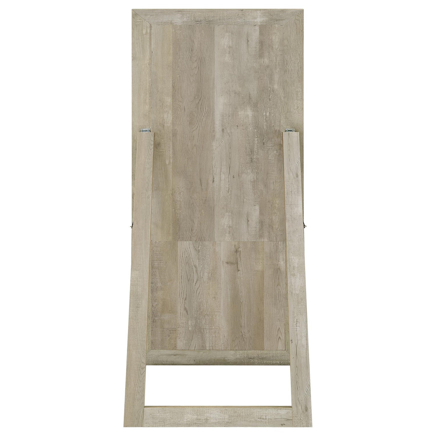 Cadence Tempered Glass Full Length Standing Mirror Grey Washed Oak - 961655
