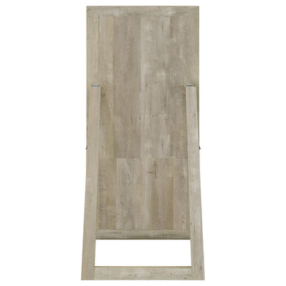 Cadence Tempered Glass Full Length Standing Mirror Grey Washed Oak - 961655