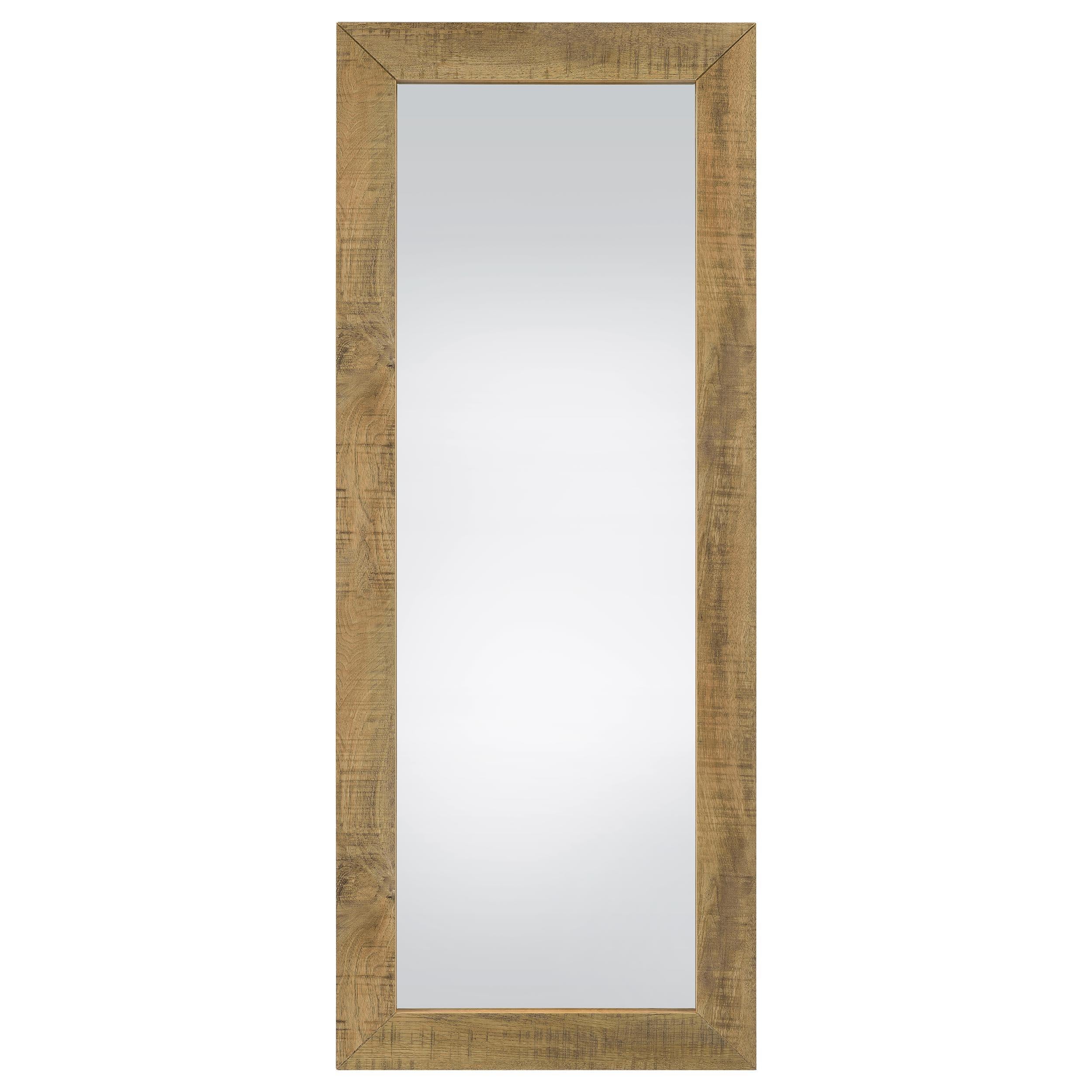 Cadence Tempered Glass Full Length Standing Mirror Mango - 961654