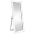 Cadence Tempered Glass Full Length Standing Mirror White High Gloss - 961656