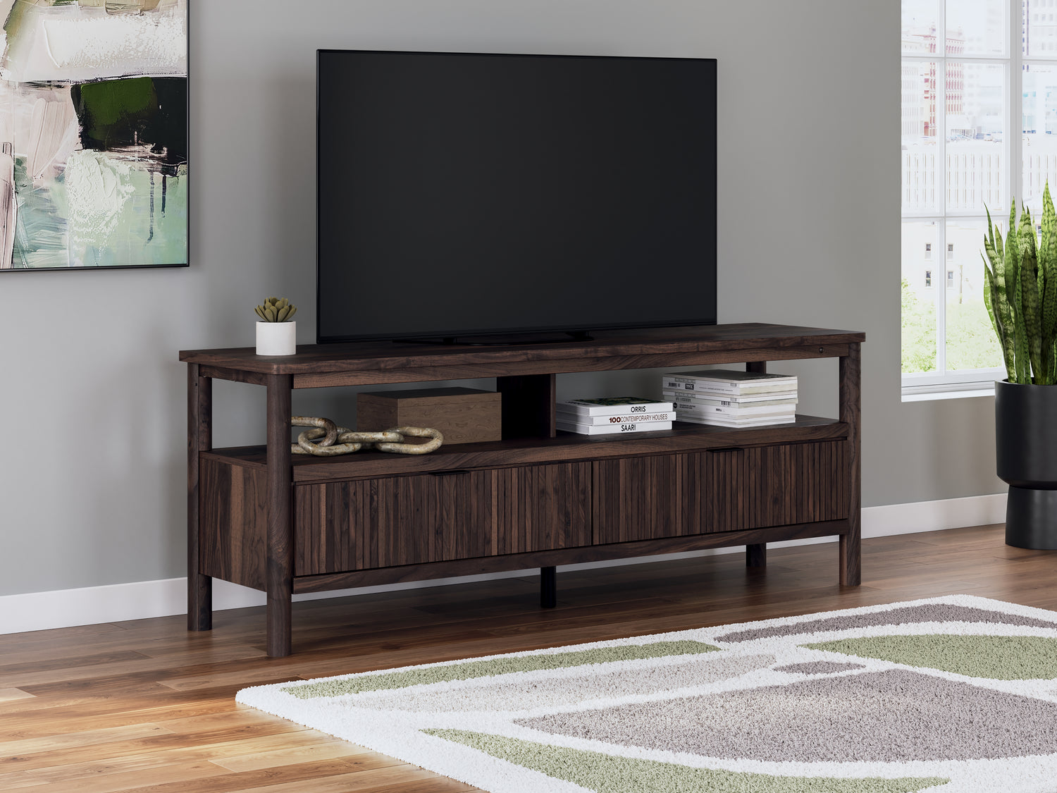 Cadmori Brown 72" TV Stand - W2614-68
