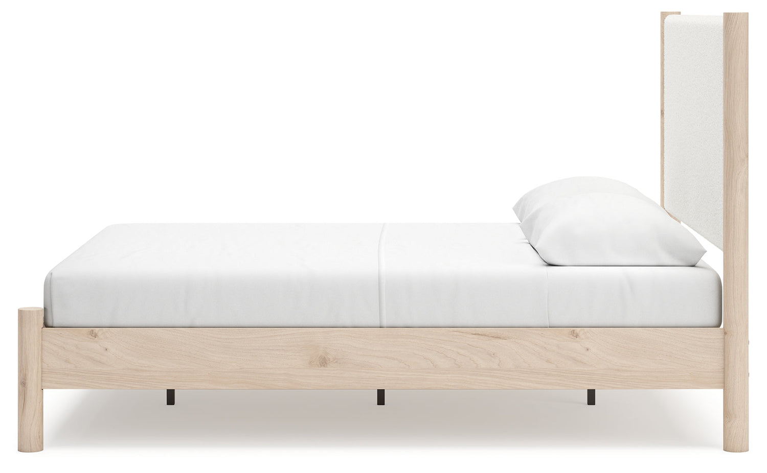 Cadmori Queen Upholstered Panel Bed with Dresser and 2 Nightstands in Two-tone from Ashley - Luna Furniture