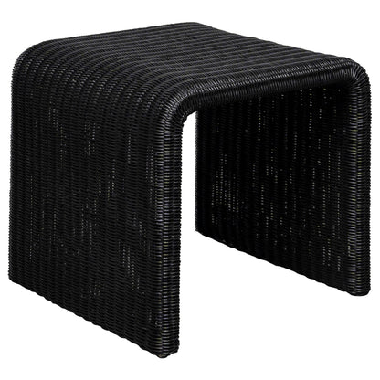 Cahya 3-piece Rattan Coffee and End Table Set Black - 708518-S3
