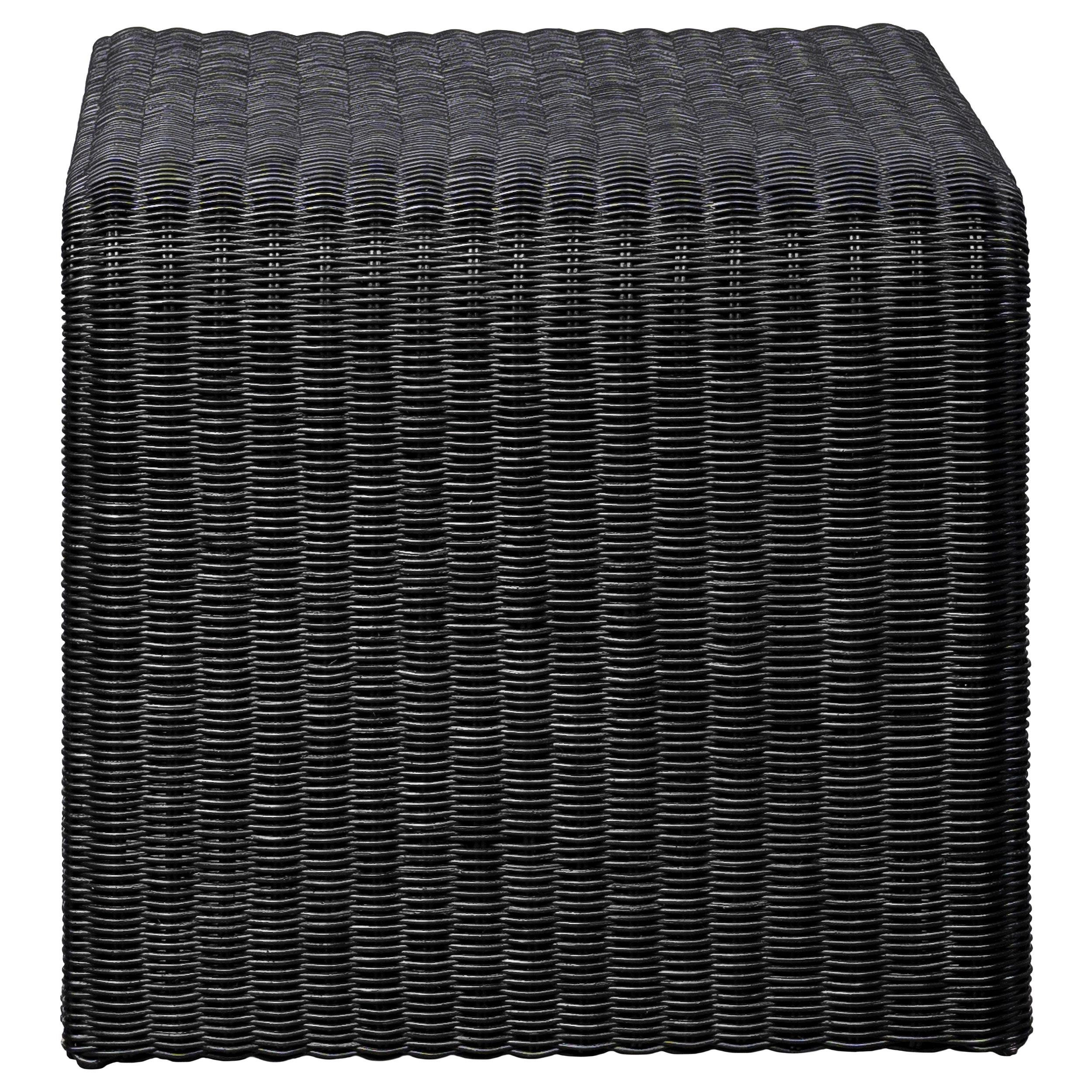 Cahya 3-piece Rattan Coffee and End Table Set Black - 708518-S3