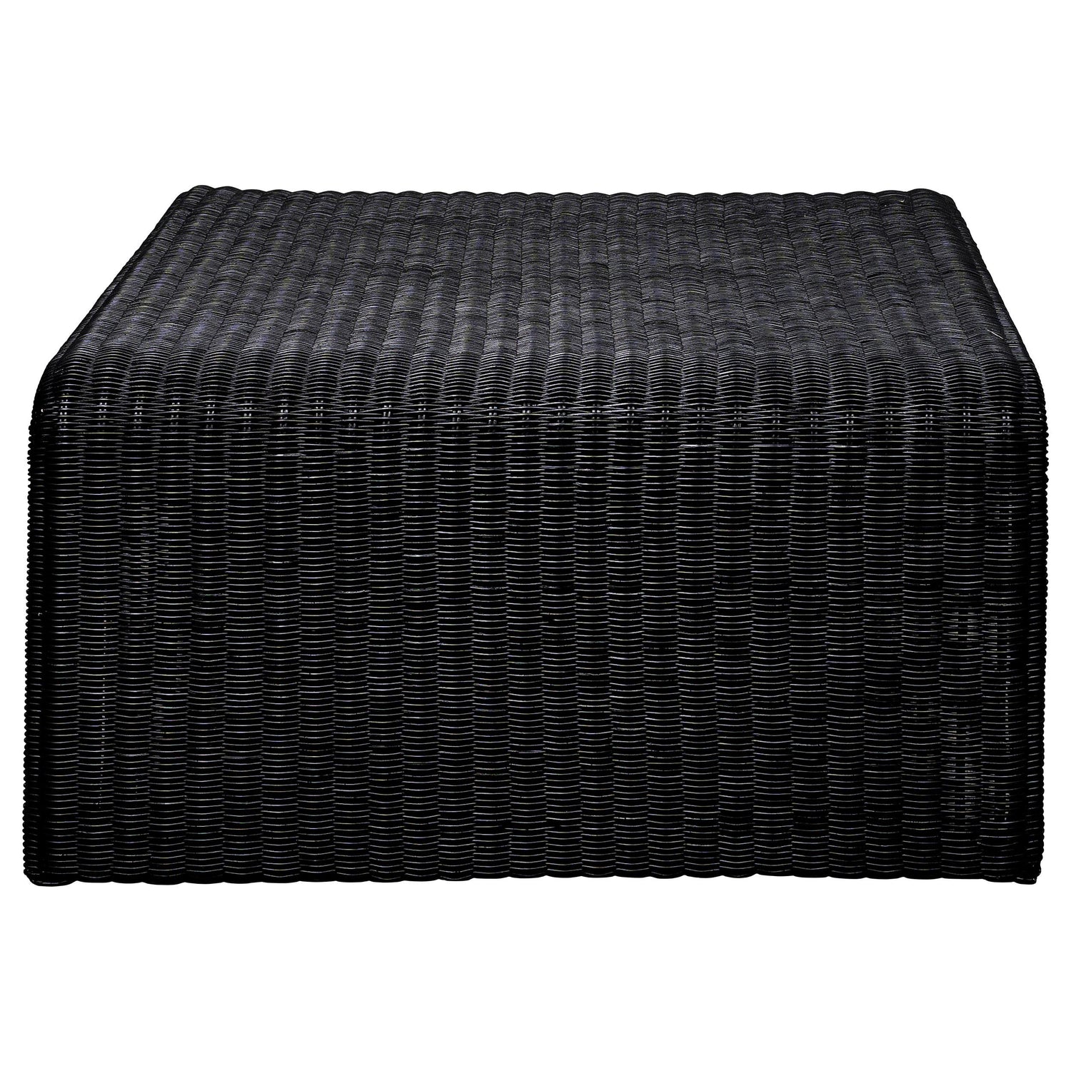 Cahya 3-piece Rattan Coffee and End Table Set Black - 708518-S3