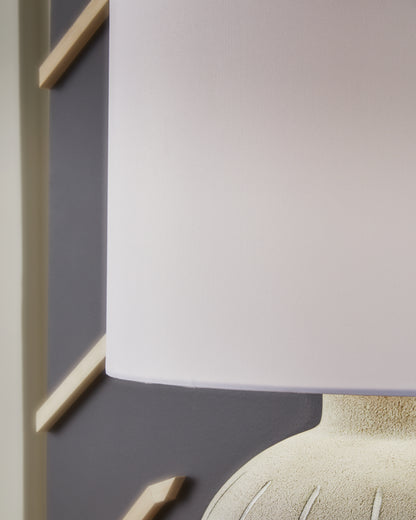 Calbert Warm Gray Table Lamp - L235824