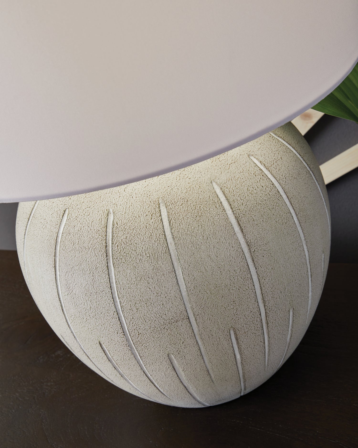 Calbert Warm Gray Table Lamp - L235824