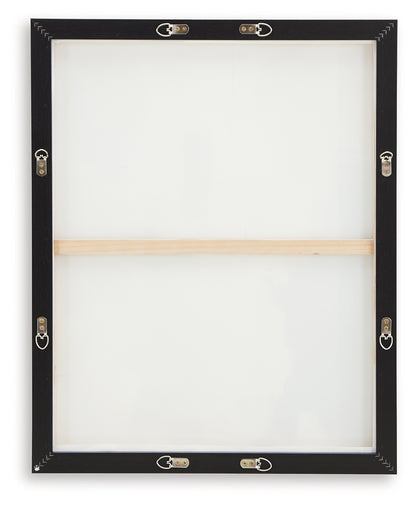 Caldish Blue/White/Pink Wall Art (Set of 2) - A8000415