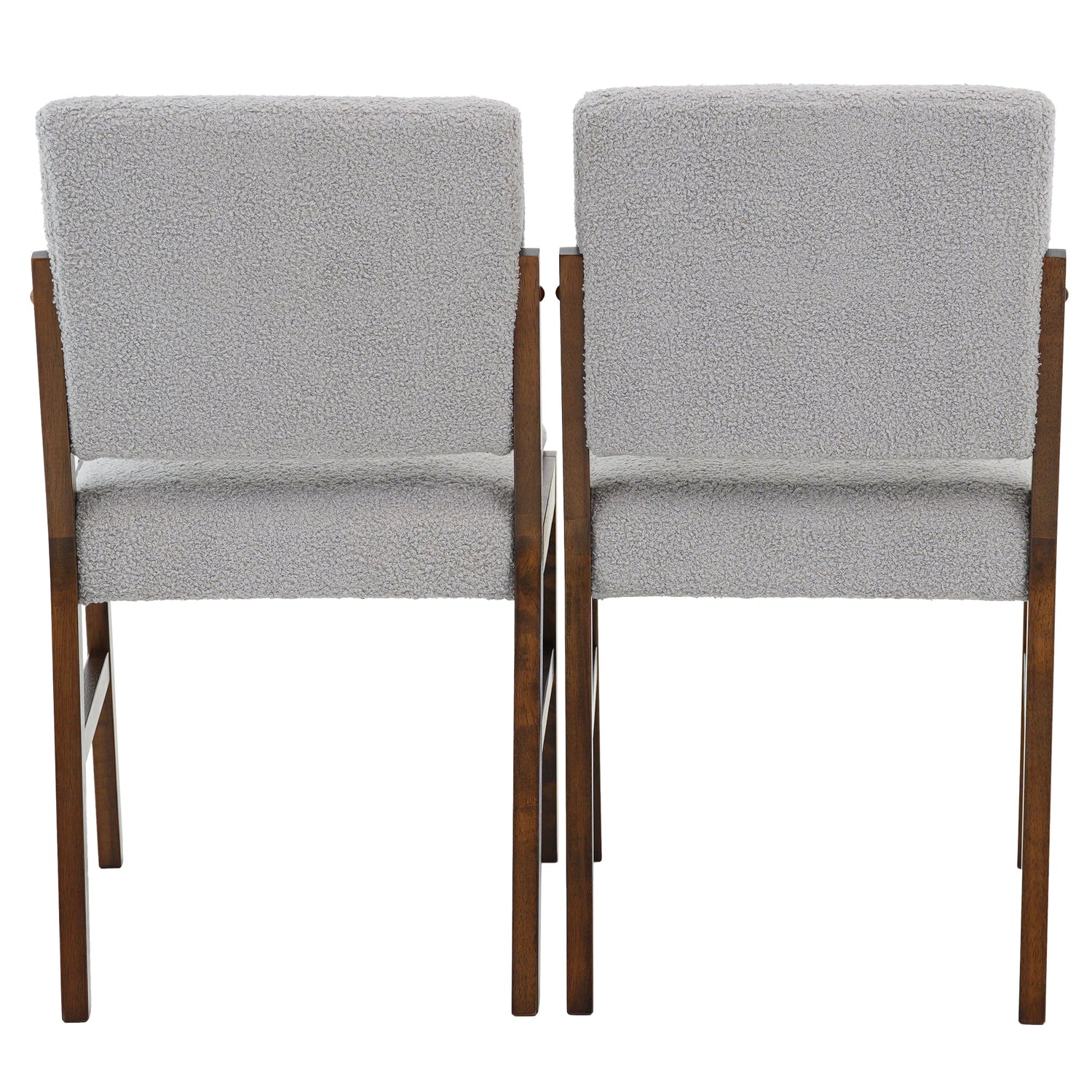 Caldwell Dining Chair Set of 2 - Light Grey Boucle - DCH00904201