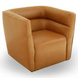 Callan Swivel Chair - Vegan Tan Leather - SCH00500901