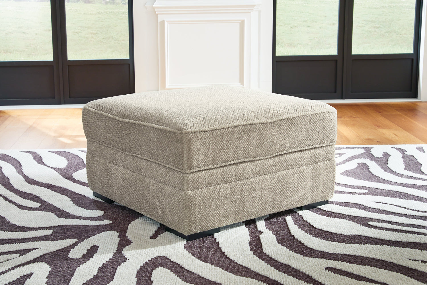 Calnita 2-Piece Sectional with Ottoman in Sisal - PKG015792