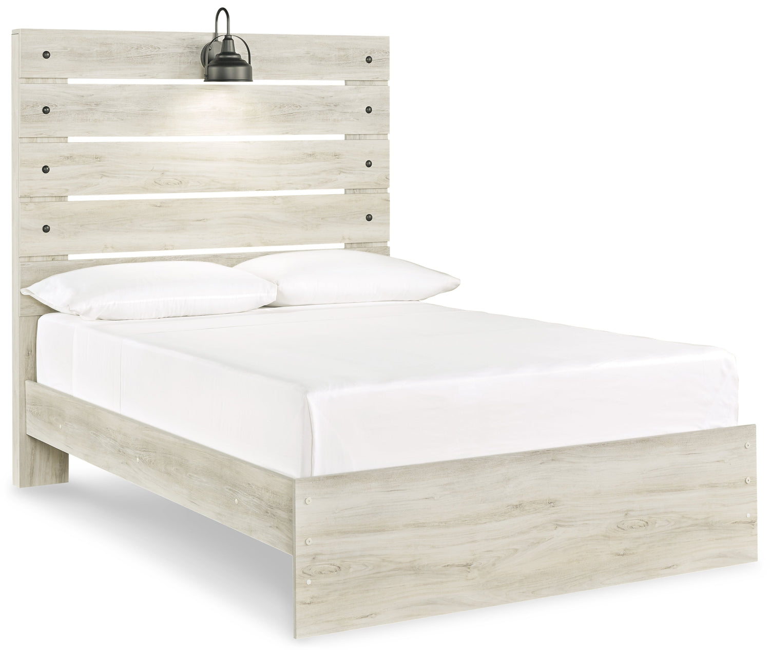 Cambeck Full Panel Bed with Dresser in Whitewash - PKG003037