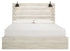 Cambeck King Panel Bed with Storage and 2 Nightstands - B192B115