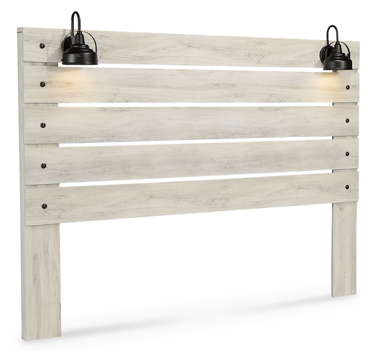 Cambeck King Panel Headboard Bed with Dresser in Whitewash - PKG002966