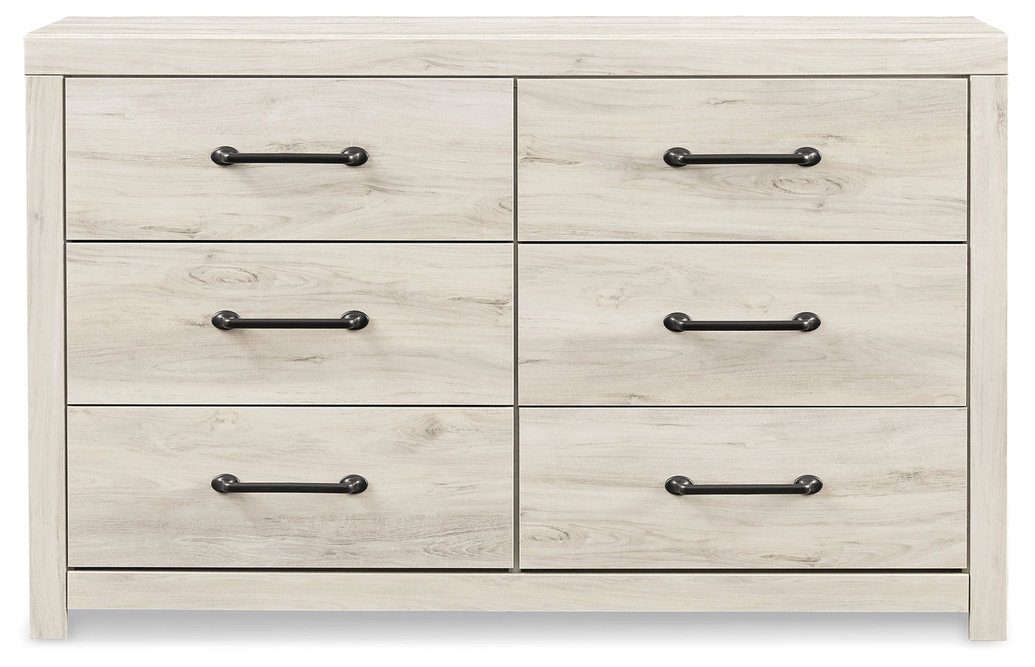Cambeck Queen Panel Bed with 4 Storage Drawers with Dresser in Whitewash - PKG003018
