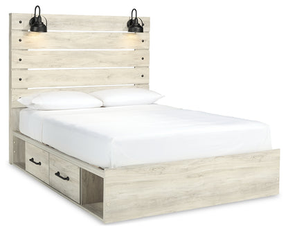 Cambeck Queen Panel Bed with Storage, Dresser and 2 Nightstands - B192B114