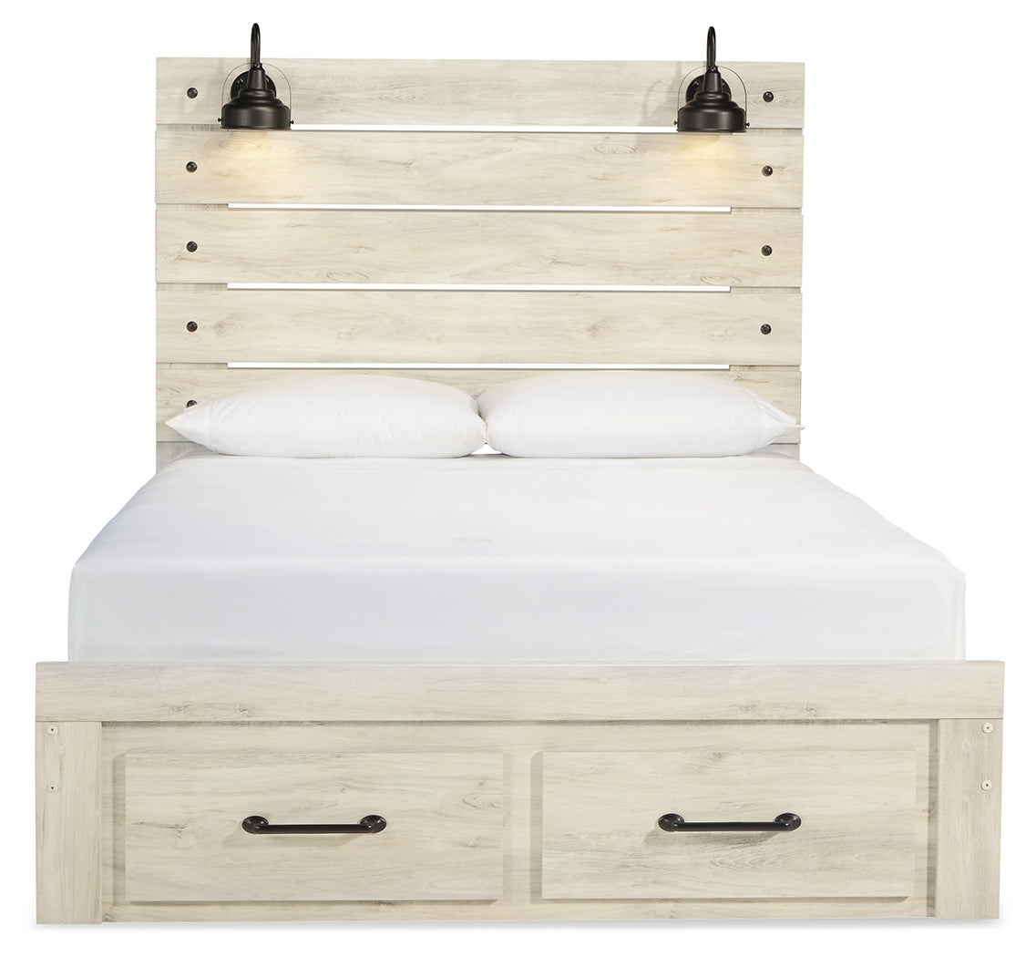 Cambeck Queen Panel Storage Bed, Dresser and Mirror - B192B62