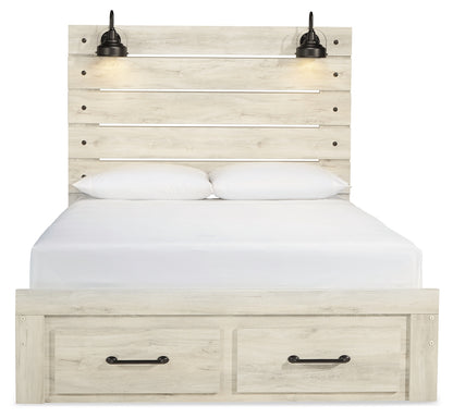 Cambeck Queen Panel Storage Bed, Dresser and Mirror - B192B62
