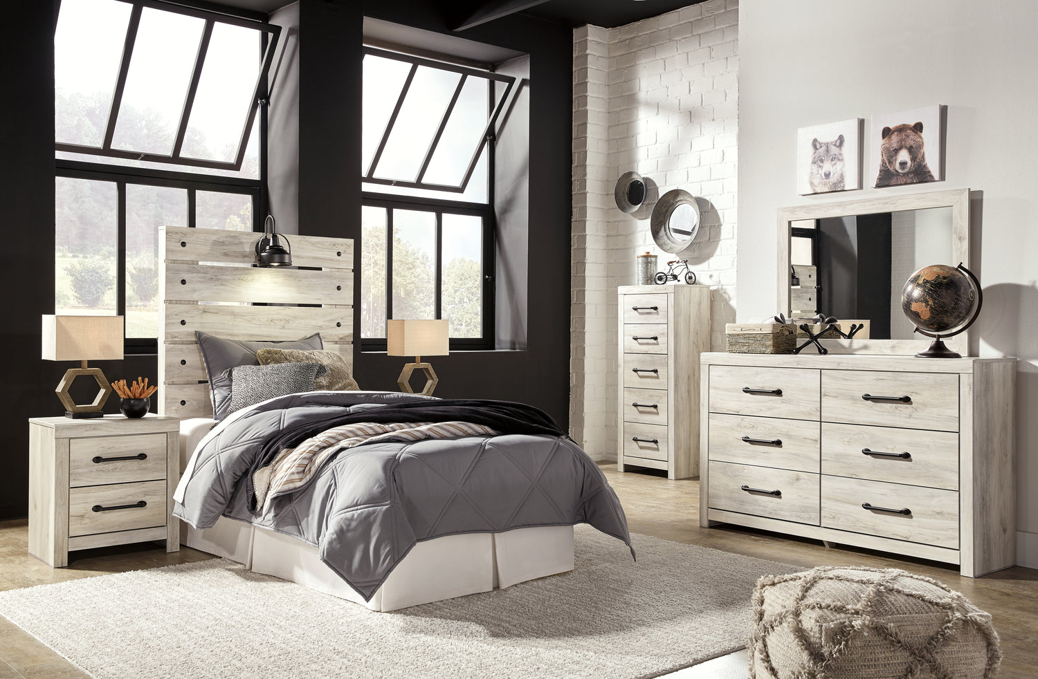 Cambeck Queen Panel Storage Bed, Dresser, Chest and 2 Nightstands - B192B120