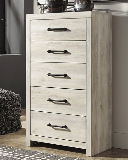 Cambeck Whitewash Queen Panel Headboard, Dresser, Mirror, Chest and 2 Nightstands - B192B82