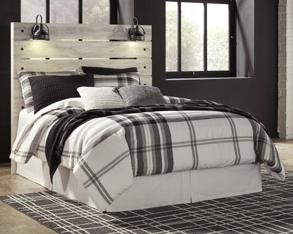Cambeck Whitewash Queen Panel Headboard, Dresser, Mirror, Chest and 2 Nightstands - B192B82