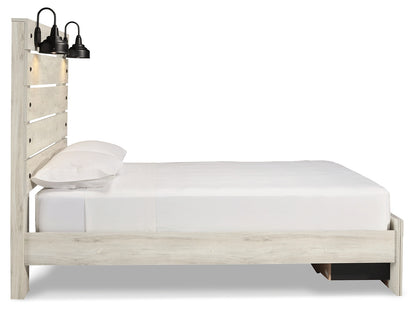 Cambeck Whitewash Queen Panel Storage Bed, Dresser and 2 Nightstands - B192B94
