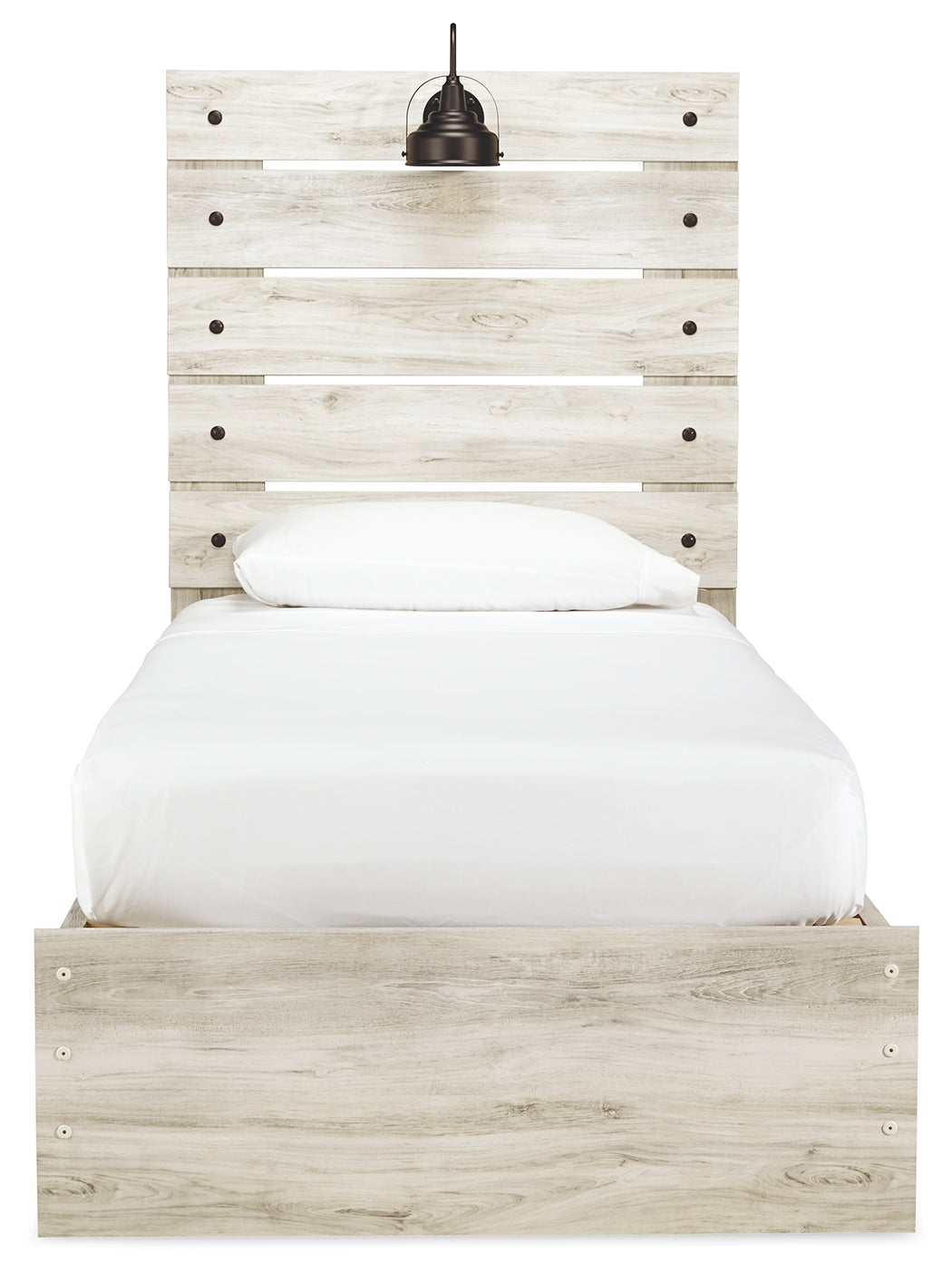 Cambeck Whitewash Twin Panel Bed, Dresser, Chest and Nightstand - B192B84