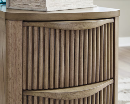 Camdill Light Brown Chairside End Table - T208-317