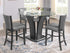 Camelia Gray/Gray Count Ht Table Glass 10Mm - 1716T-54RD-GL