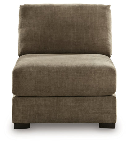 Camellia-Court Coffee Armless Chair - 6820746