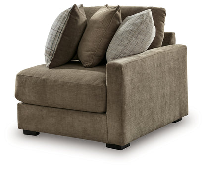 Camellia-Court Coffee Right-Arm Facing Corner Chair - 6820765