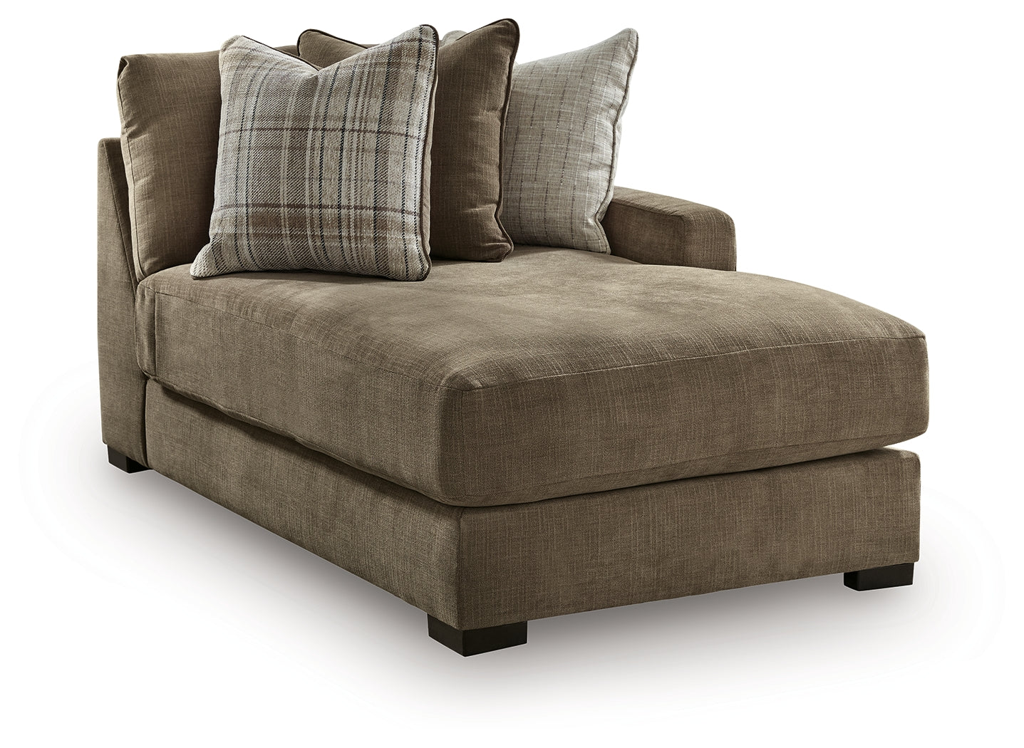 Camellia-Court Coffee Right-Arm Facing Corner Chaise - 6820717