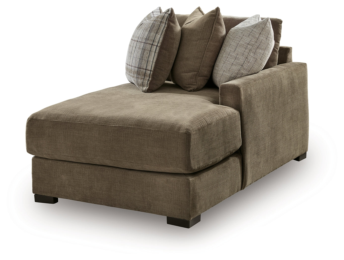 Camellia-Court Coffee Right-Arm Facing Corner Chaise - 6820717