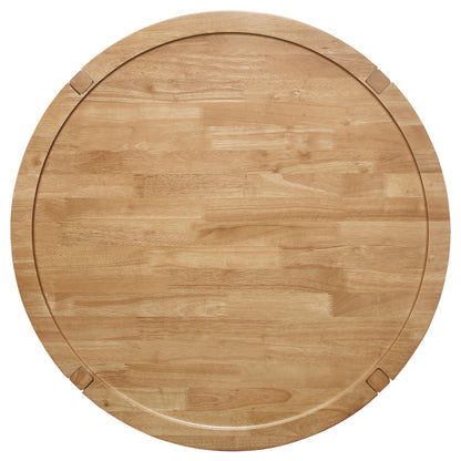 Camillo 3-piece Round Coffee and End Table Set Maple - 709698-S3
