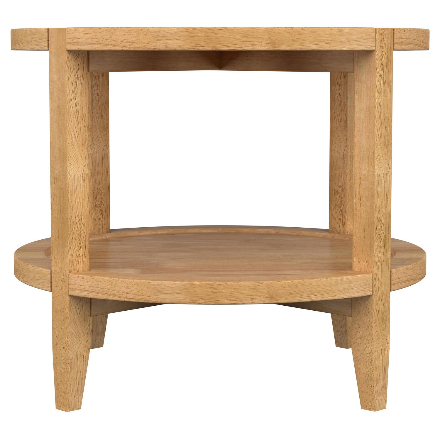 Camillo 3-piece Round Coffee and End Table Set Maple - 709698-S3