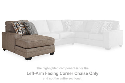 Cannonbrook Nutmeg Left-Arm Facing Corner Chaise - 9820116