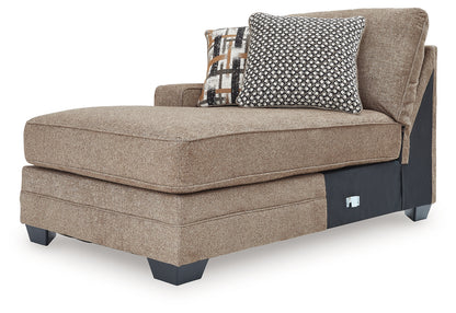 Cannonbrook Nutmeg Left-Arm Facing Corner Chaise - 9820116