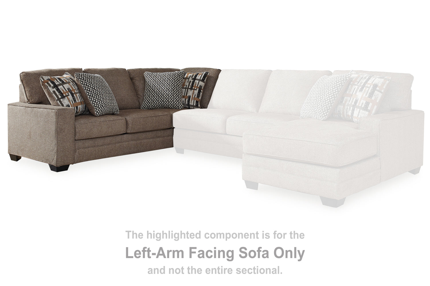 Cannonbrook Nutmeg Left-Arm Facing Sofa - 9820166