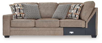 Cannonbrook Nutmeg Left-Arm Facing Sofa - 9820166