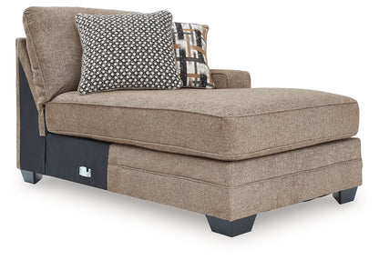 Cannonbrook Nutmeg Right-Arm Facing Corner Chaise - 9820117