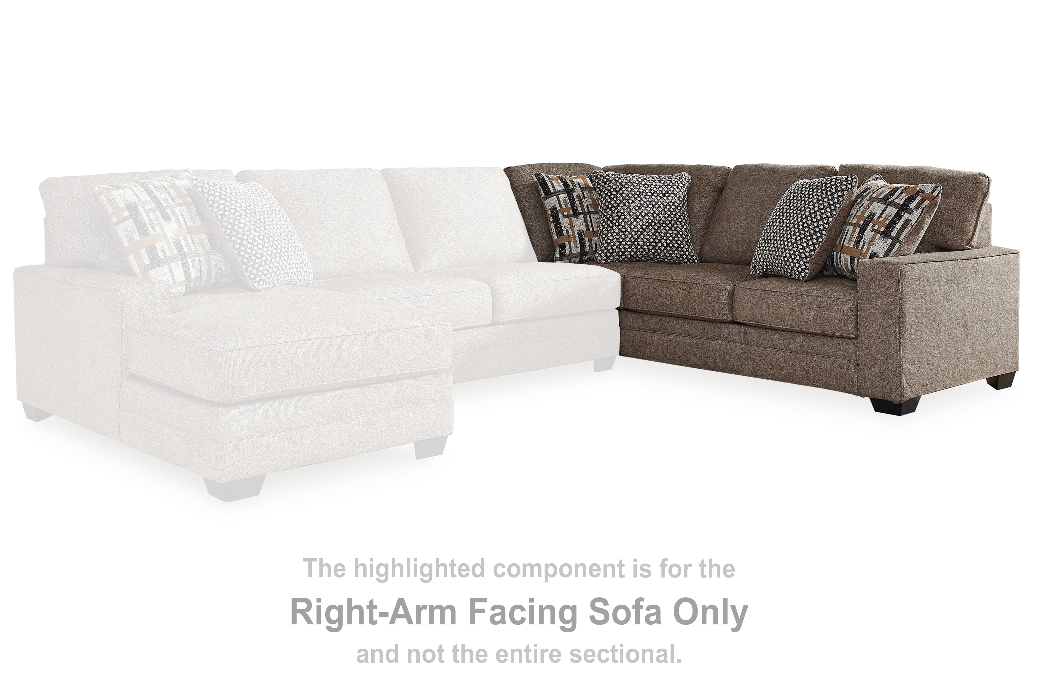 Cannonbrook Nutmeg Right-Arm Facing Sofa - 9820167