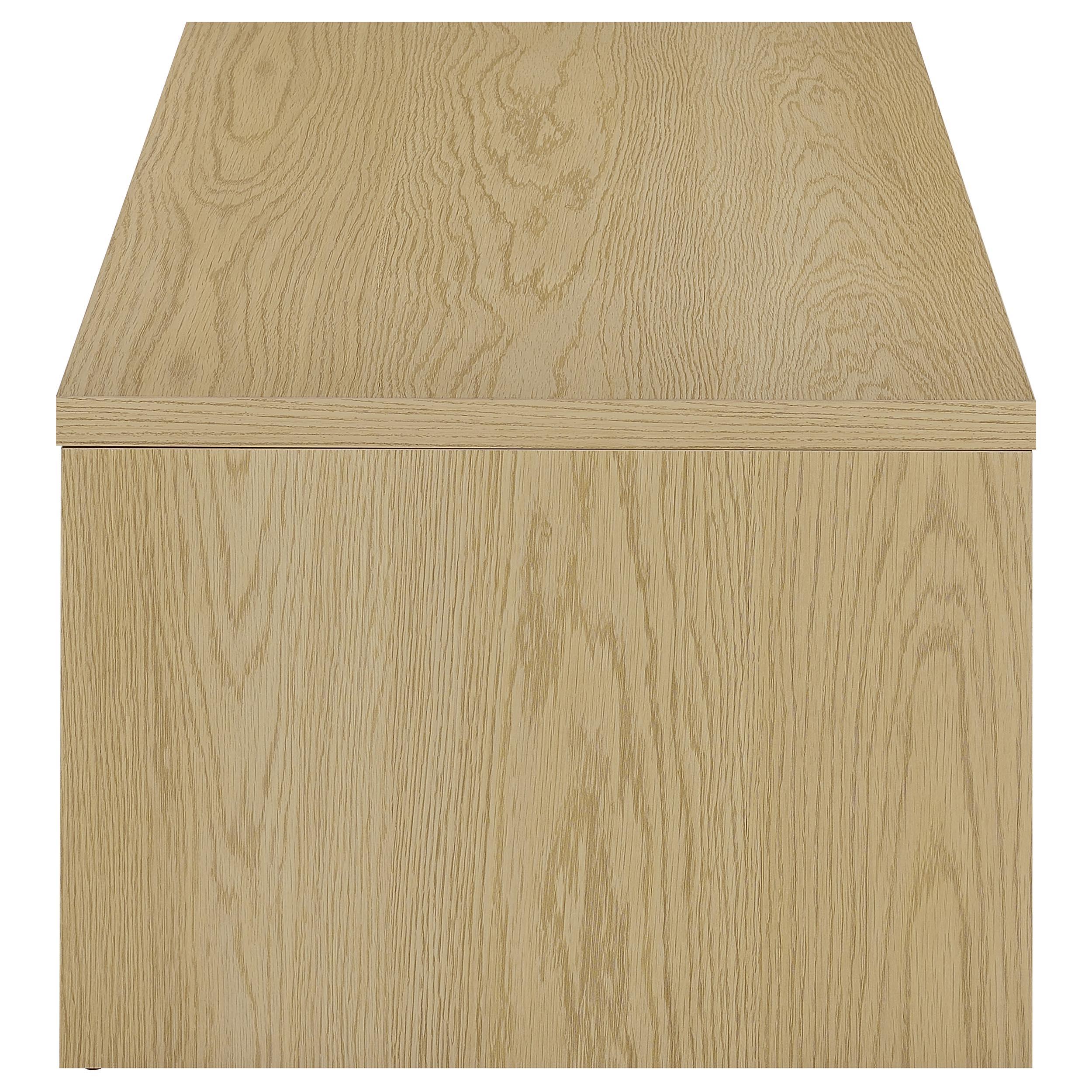 Canoga 3-piece Lift Top Cocktail Coffee Table Set Light Oak - 706348-S3