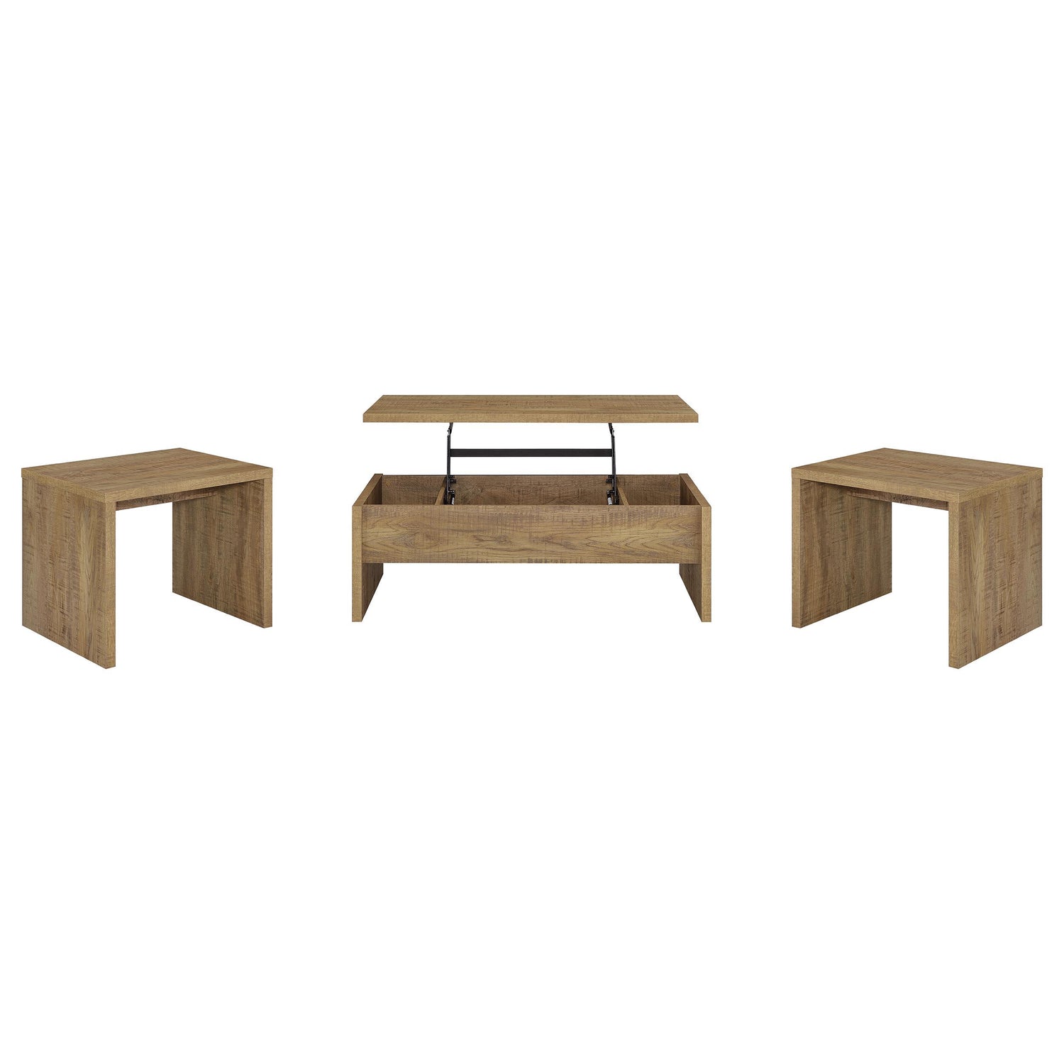 Canoga 3-piece Lift Top Cocktail Coffee Table Set Mango - 706358-S3