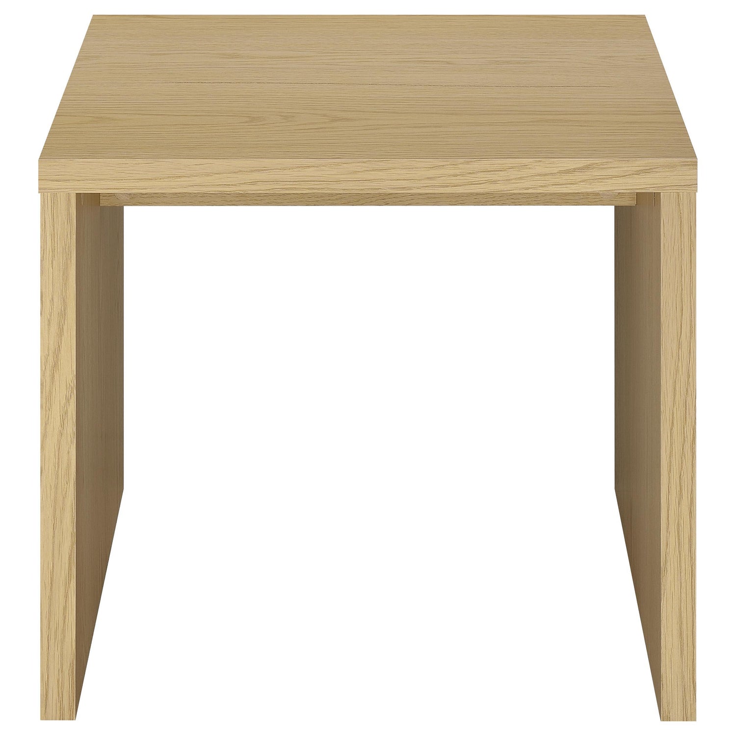 Canoga Engineered Wood Accent Side End Table Light Oak - 706347