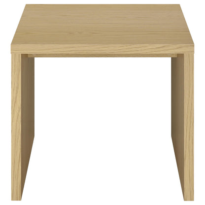 Canoga Engineered Wood Accent Side End Table Light Oak - 706347