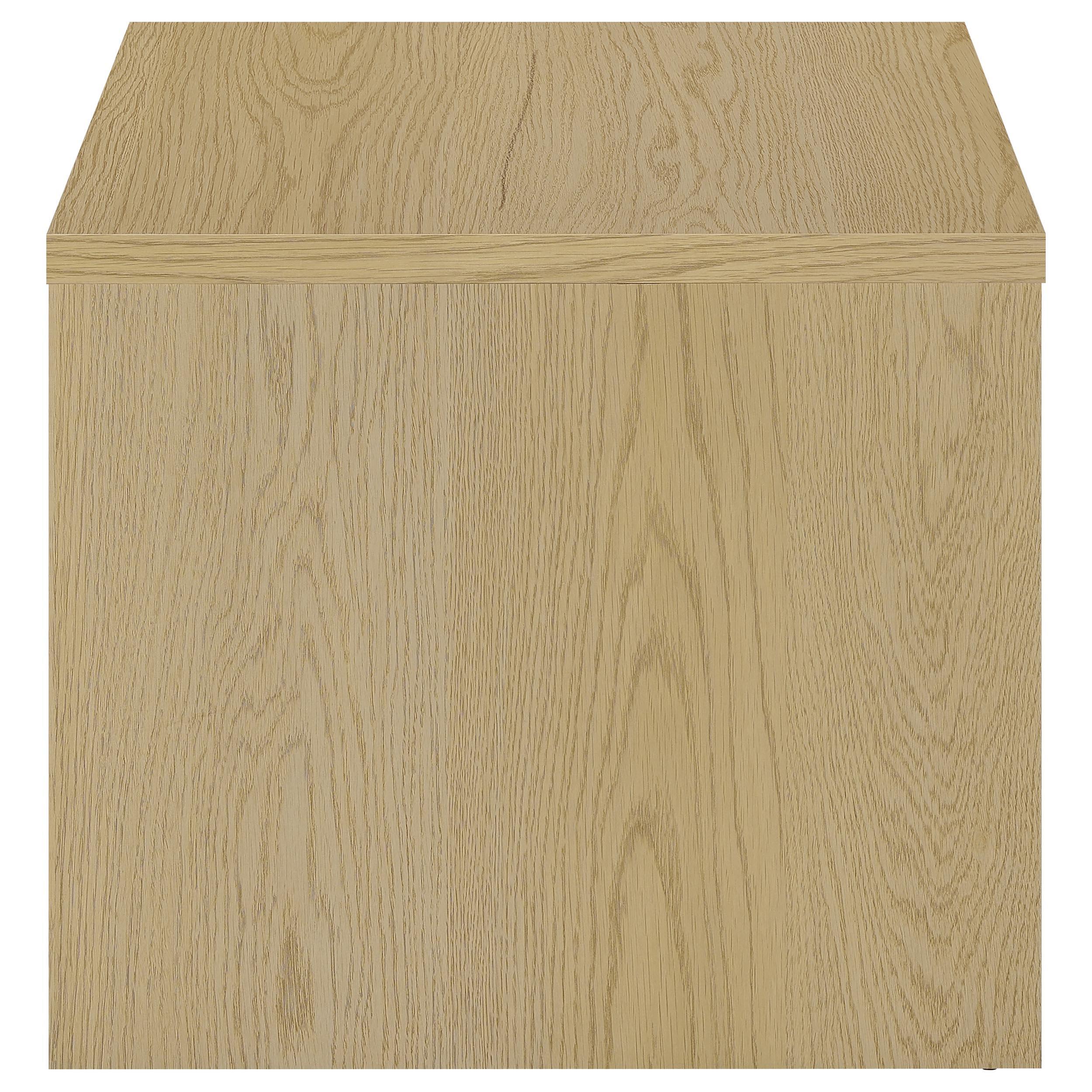 Canoga Engineered Wood Accent Side End Table Light Oak - 706347
